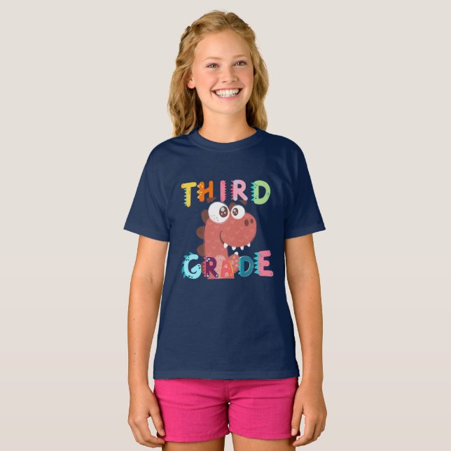 Camiseta Escola de professores do 3º GRAU do Dino (Frente Completa)