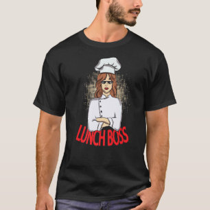 Camiseta Escola de Trabalhador da Cafeteria do Chefe de Alm
