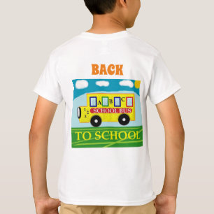 Camiseta Escola De Volta À Frente Escolar Ainda Em Férias
