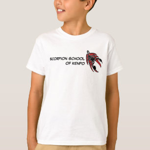 Camiseta Escola do escorpião dos miúdos do t-shirt de Ken
