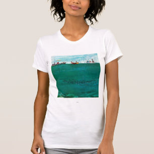 Camiseta Escola dos peixes entre linhas por Thornton Utz