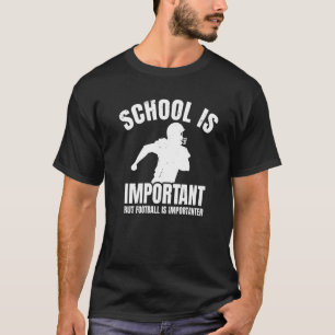 Camiseta Escola É Importante Futebol É Pé Importante