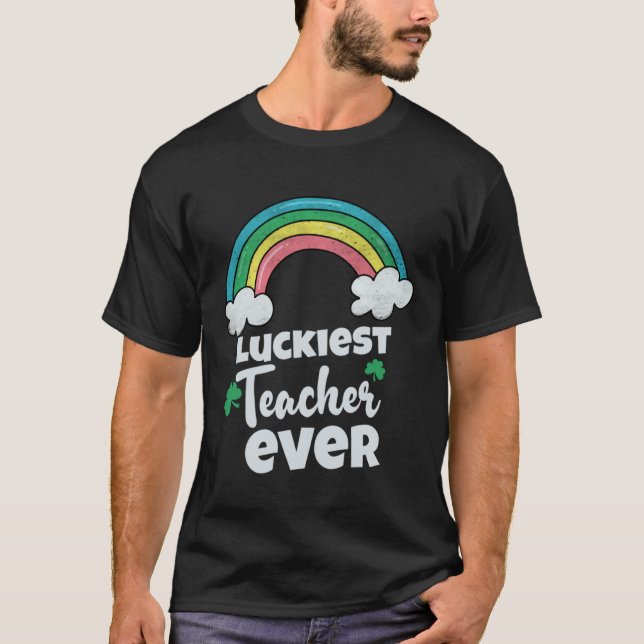 Camiseta Escola Educadora de Shamrock Mais Sortuda (Frente)