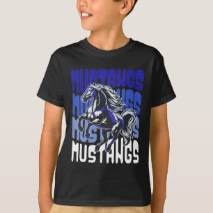Camiseta Escola Espírito Mascote Mustang Esportes Futebol T