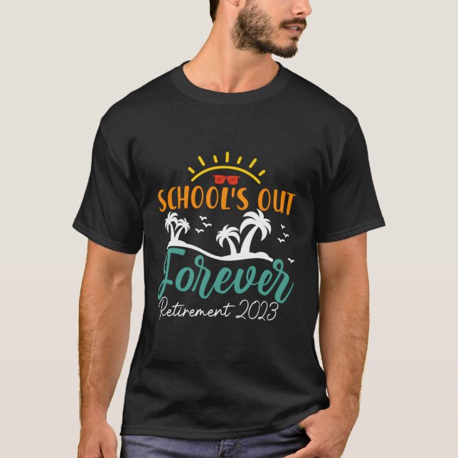 Camiseta Escola Está Fora De Sempre, Professora Retiret 202 (Frente)