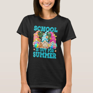 Camiseta Escola está Fora para Férias de Verão Gnomo