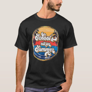 Camiseta Escola Fora para Estudo de Professores Retro Sunse