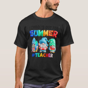 Camiseta Escola Fora para Férias do Professor de Verão 1