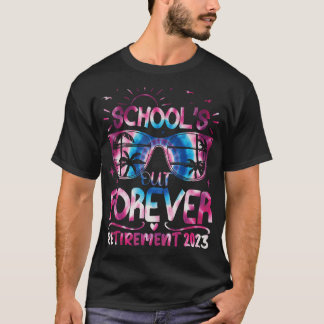 Camiseta Escola fora para sempre aposentado Professor apose