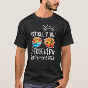 Camiseta Escola fora para sempre aposentado Professor apose