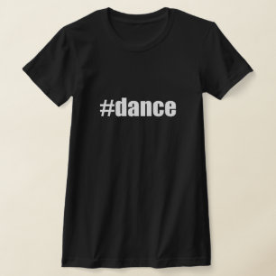 Camiseta Escola Hashtag SYTYCD da classe de dança do Tag d