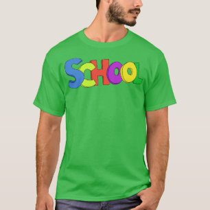 Camiseta Escola para Professores e Crianças