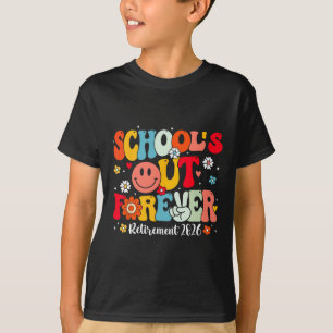 Camiseta Escola Retro Fuera Para Sempre Aposentadoria 2026