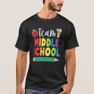 Camiseta Escola Secundária Da Equipe Alô Da Escola Secundár