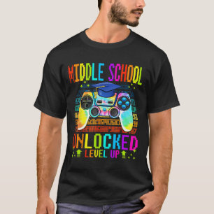 Camiseta escola secundária desbloqueada Nível acima jogador