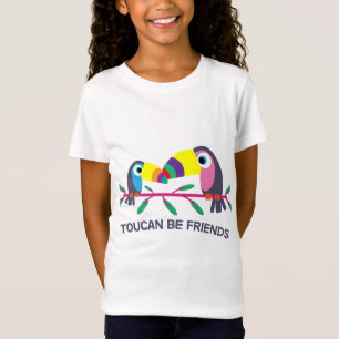 Camiseta Escola Superior Pré-escolar Crianças Toucan T