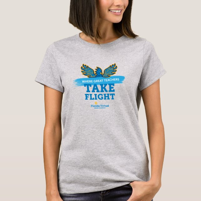Camiseta Escola Virtual da Flórida "Take Flight"  (Frente)