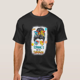Camiseta Escolas De Presença No Verão Do Dia Passado Da Esc