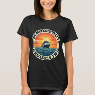 Camiseta Escolas Fechadas Cruzeiros Dentro Férias de Verão 