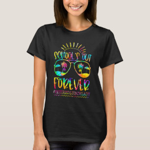 Camiseta Escolas Fora do Almoço Aposentado para sempre