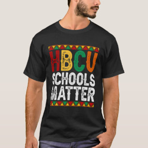 Camiseta Escolas HBCU Educadas Importam-se da História Negr