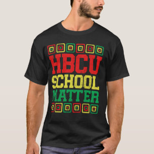 Camiseta Escolas HBCU Importam Graduado em Faculdade Preta