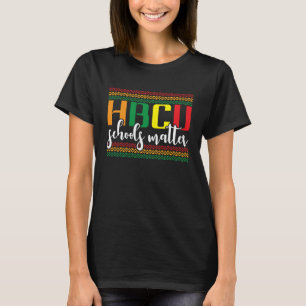 Camiseta Escolas HBCU Importam Jovens Negras Educados