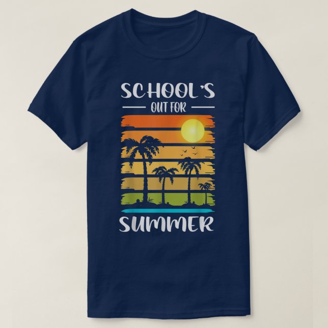 Camiseta Escolas para Alô, Roupa de Professores de Verão na (Frente do Design)