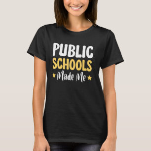 Camiseta Escolas públicas me fizeram