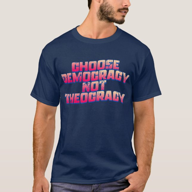 Camiseta Escolha a Democracia (Frente)