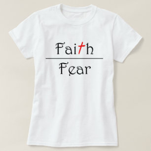 Camiseta Escolha a fé sobre o medo