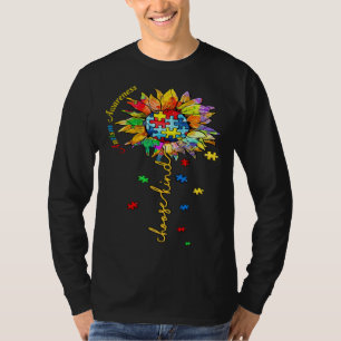 Camiseta Escolha Amável Flor de Girassol de Consciencializa