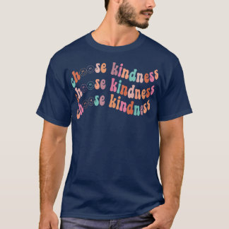 Camiseta Escolha bondade Feliz Sorriso de Rosto Seja Um Hum