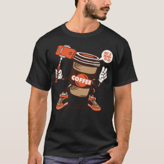 Camiseta Escolha café quente para ir
