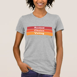 Camiseta Escolha Classificada Votação 3 faixas T-Shirt