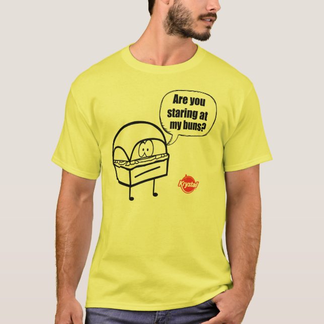 Camiseta Escolha de Krystal - olhar fixo do bolo (Frente)