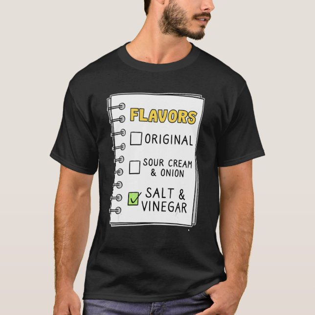 Camiseta Escolha Do Melhor Sal E Vinagre De Flavor (Frente)