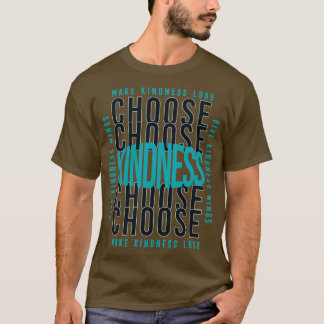 Camiseta Escolha gentileza Faça gentileza em alta, dê genti