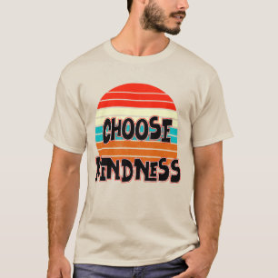 Camiseta Escolha gentileza - Vermelho sunset - Amarelo verm