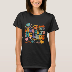 Camiseta Escolha Incluir a Conscientização sobre Autismo
