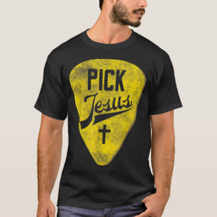Camiseta Escolha Jesus  Pastor Música Cristã Violão 