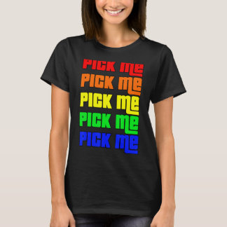 Camiseta Escolha-me - Jogo Show - Contestante Colorido