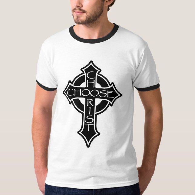 Camiseta Escolha o branco do cristo (Frente)