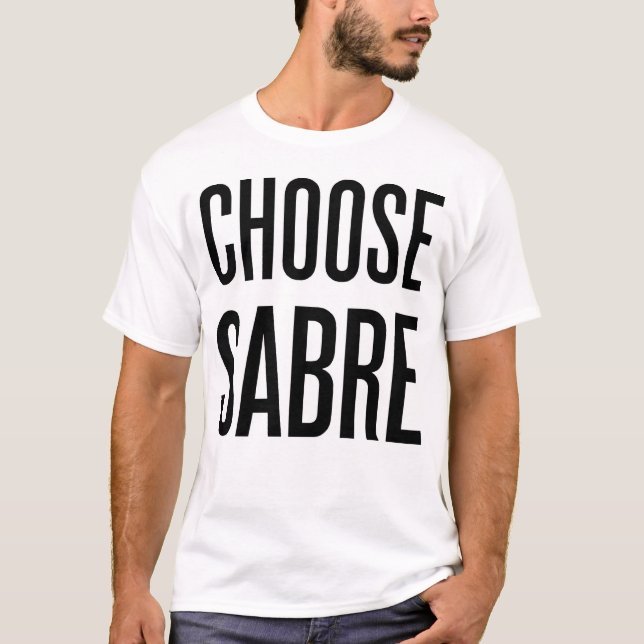 Camiseta Escolha o sabre (Frente)