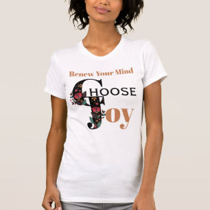 Camiseta Escolha o t-shirt por muito tempo sleeved da