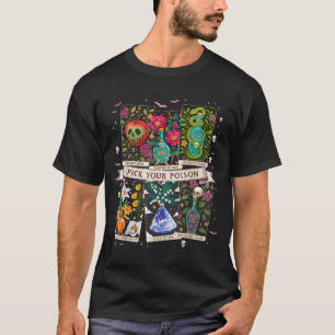 Camiseta Escolha o veneno da bebida engraçada do pote é fel