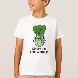 Camiseta Escolha Para O Mundo Bok Choy Veggie Pun