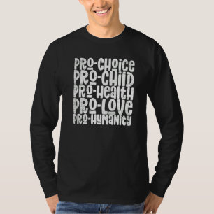 Camiseta Escolha pela Saúde Infantil Amor Humanidade