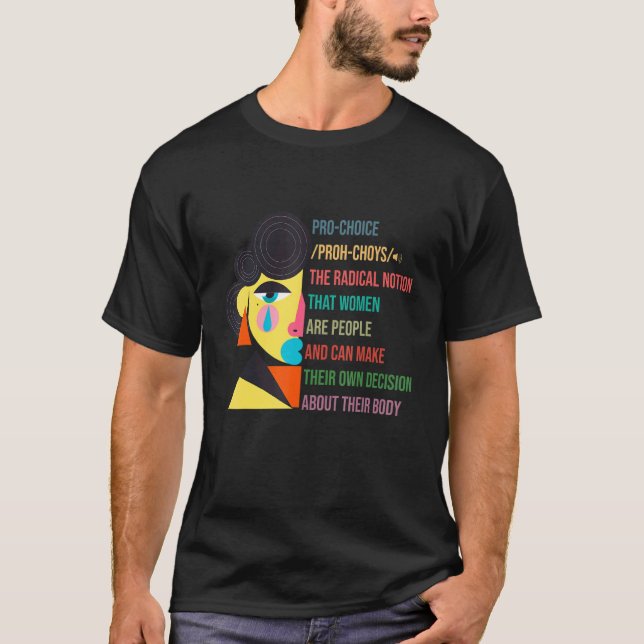 Camiseta Escolha Pró - Direitos Feministas (Frente)