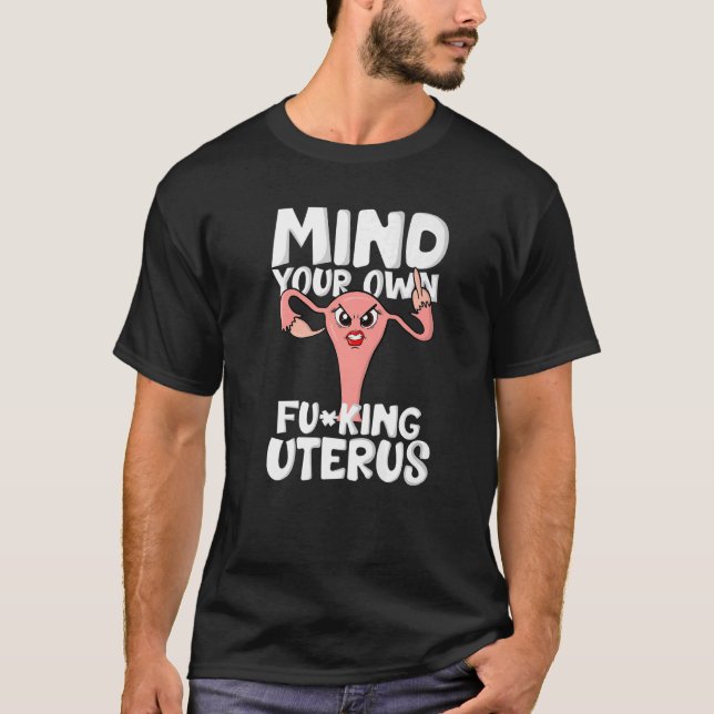 Camiseta Escolha profissional Mente o seu próprio Fing Uter (Frente)